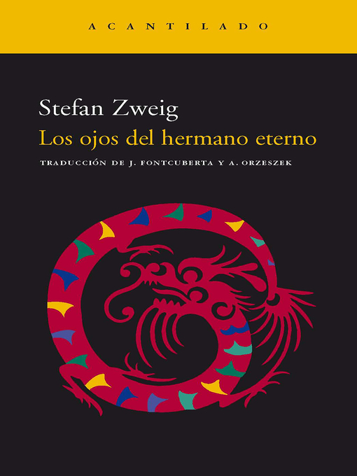 Title details for Los ojos del hermano eterno by Stefan Zweig - Wait list